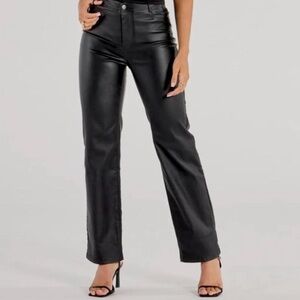 Hollister Faux Leather Dress Pants